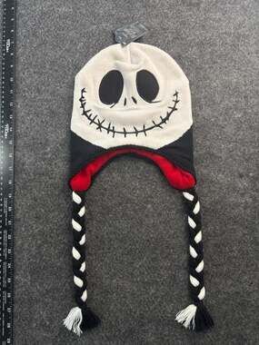 Disney The Nightmare Before Christmas Jack Skellington Laplander Beanie Hat OSFM